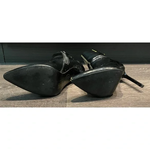 Glossy Leather Ankle Boots - Picture 5 of 5